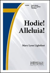 Hodie Alleluia TTB choral sheet music cover